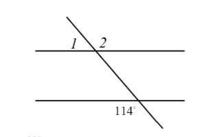 Определите градус углов 1 и 2, используя данные на рисунке, если a║b.