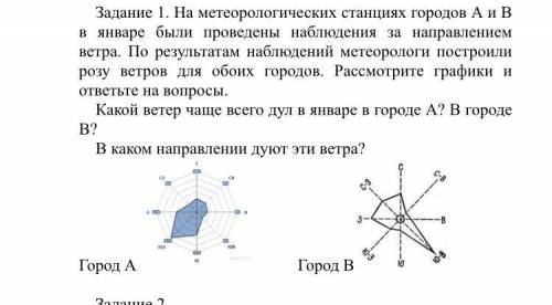 Практическая работа по теме «Атмосфера» Вариант 2. Задание 1. На метеорологических станциях городов