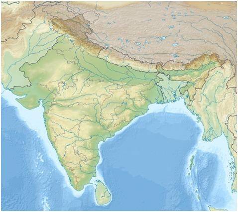 Нанесите на карту географические объекты, которые находятся и ограничивают полуостров Индостан со вс