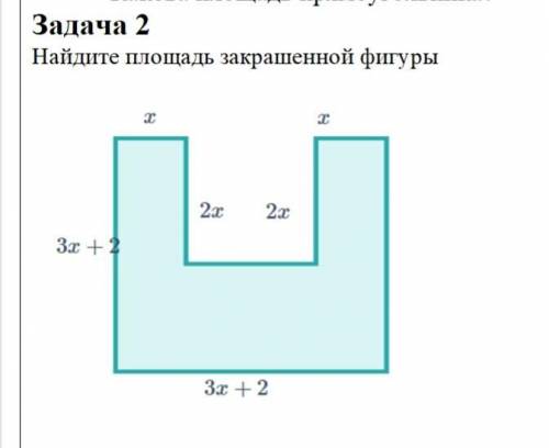 Найдите площадь закрашенной фигуры