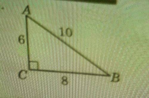 На малюнку прямокутний трикут-ник ABC (2C = 90°). Знайдіть:a) cos B; б) sin A;в) tg B;г) cos A.​