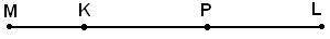 Найди длину отрезка LP, если MK= 2,1 дм, KP= 8,08 дм и LM = 22,18 дм. LP = дм.