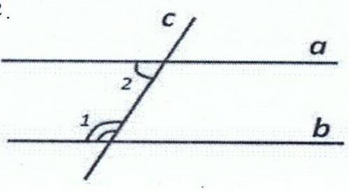 По данным рисунка найдите углы 1 и 2, если а ll b и угол1 в 4 раза больше угла 2​