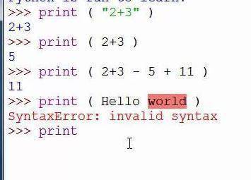 1. Назовите тип данных 2+3 2. Назовите тип данных в команде print (2+3) 3. Назовите ошибку в команде