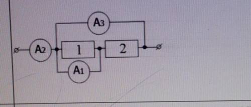На рисунке изображено соединение двух проводников. Какой(-ие-) из амперов правильно включён (-ены-)