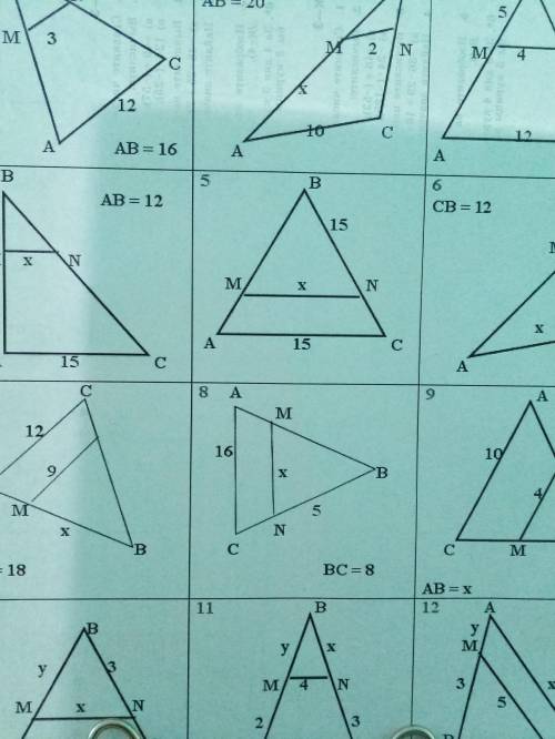 Подобие треугольников решить 6, 7, 8 можете два из них решить