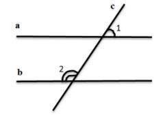 По данным рисунка найдите угол 1 если a||b и угол 2 = 110 градусов