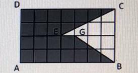 Прямоугольник ABCD разделен на квадраты со стороной 3 см. Найдите площадь фигуры ABGECD.​