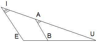 1. Известно, что два треугольника подобны: ΔWUS∼ΔKZB. Не рисуя треугольники, напиши правильное отнош