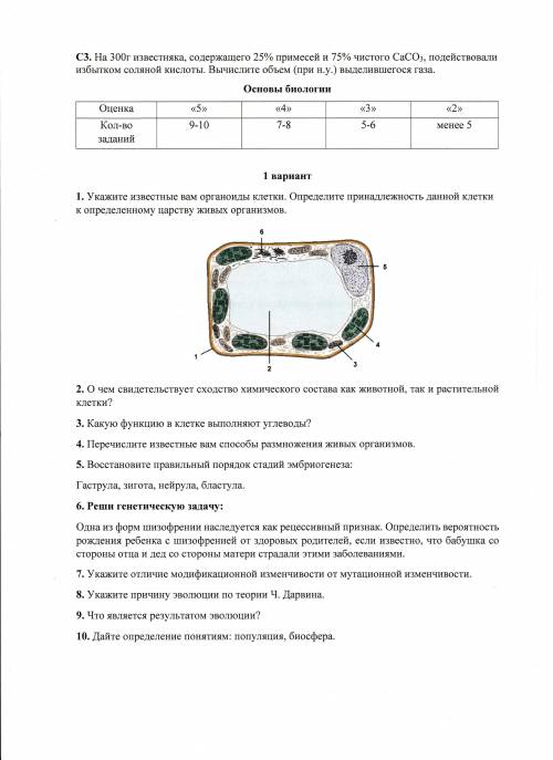 Контрольная по химии 1 курс (программа за 10-11 классы). Если кому не сложно решите , буду очень при