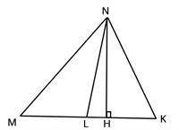 В треугольнике MNK угол M=44° и угол K=56°. Вычисли градусную меру угла между высотой NH и биссектри