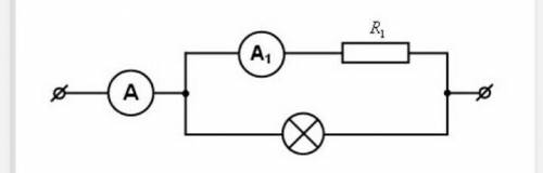 Опір резистора 12 Ом, опір лампочки 4 Ом, I1=0,3 A. Знайти напругу в колі.​