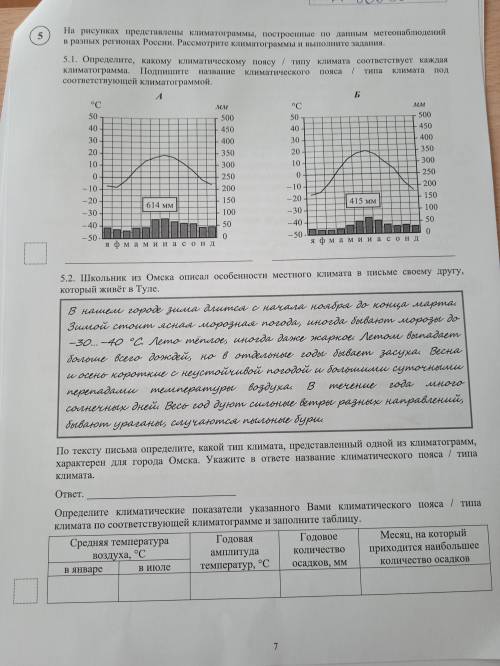 ВПР. География 8класс вариант 1