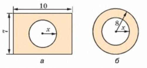 Запишіть формулу, за до якої знаходять площі зафарбованих фігур, зображених на малонку 38, а, б. Зна