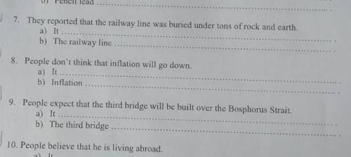 Read each sentence. Then make two New sentences in the PASSIVE очень ​