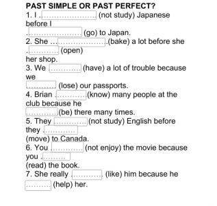 past simple or past perfect I(not study) Japanese before I
