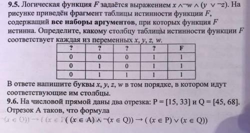 Информатика 10 класс, алгебра логики. Решите