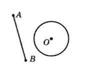 8. На заданому колі знайдіть точки, рівно віддалені від точок А і В (див. рисунок).​