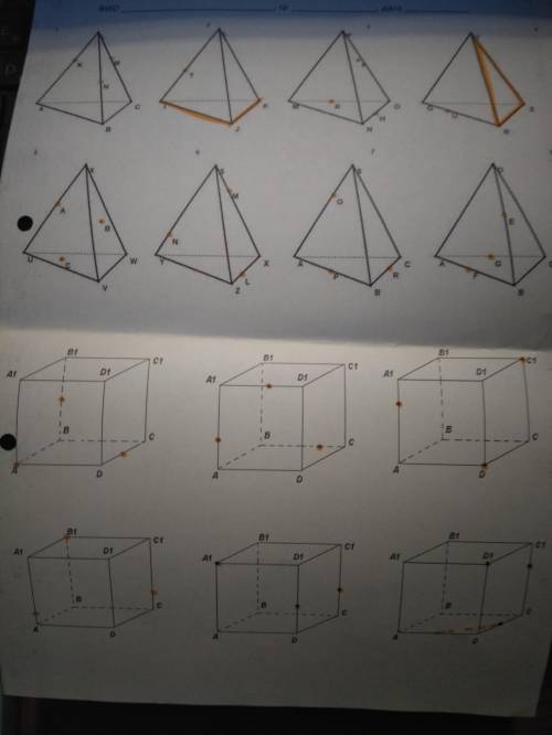 Решите хотя бы по 1 столбику по прямой от треугольников и квадратов Меня на уроке не было, а бумажку