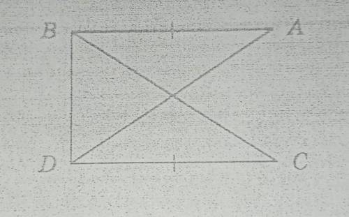 Прямоугольные треугольники АВД И СДБ изображенные на рисунке равны а)по 2 катетам б)по катету и прил