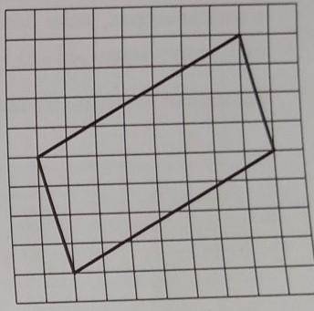 На клетчатой бумаге с размером клетки 1х1 изображён прямоугольник найдите длину его большей диагонал