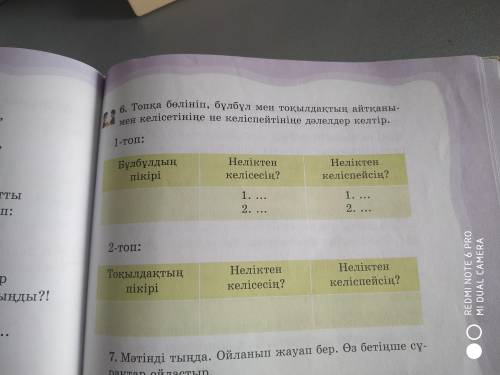 Әдебиеттік оқу 2 сынып 2 бөлім 93 бет 6 тапсырма