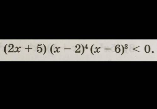 (2х+5)(х-2)^4(х-6)^3<0​