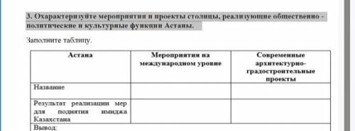 Охарактеризуйте мероприятия и проекты столицы, реализующие общественно политические и культурные фун