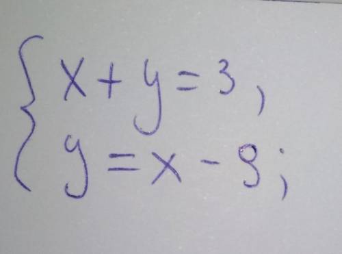 Решите систему уравнений и проплюстируйте её решение графически : ​
