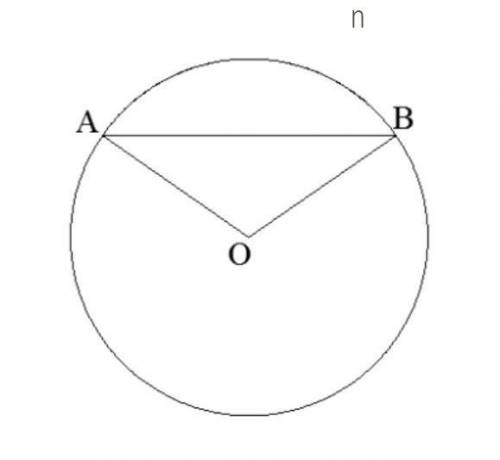 Вычисли углы треугольника AOB, если ∪AnB= 14°, O — центр окружности.∢ ABO= ∢ BAO= ∢ AOB= ​
