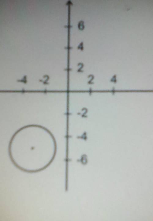 выберите уравнение окружности соответствующие рисунку A)(x+3)2+(y+5)2=4B)(x-3)2+(y+5)2=4C)(x+3)2+(y+