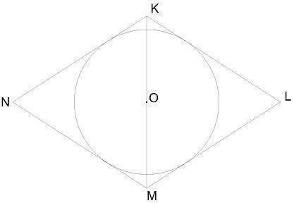 Вычисли сторону и тупой угол ромба, если ∢ MLK =60° и KO = 8,4 м. ∢ LKN = °; MN = ...м.