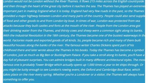 Видео: The River Thames Interesting Facts 1) The Thames is one of the longest river in the world. a