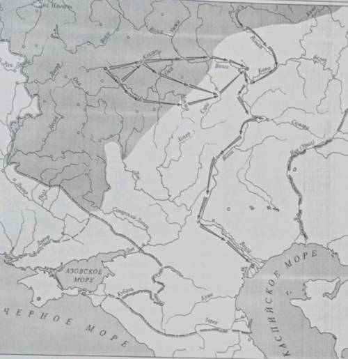 Назовите российского монарха в период когда были совершены обозначенные на карте стрелками походы ру