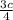 \frac{3c}{4}