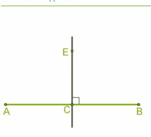 CE — серединный перпендикуляр отрезка AB. Определи длину AB, если длина BC равна 9 см.ответ: AB = ​