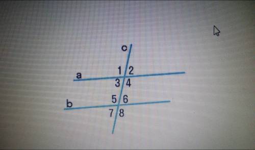 На рисунке а// b,c- cекущая, угол 7 + угол 6 = 102°найди угол 2,4
