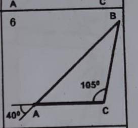 Угол A=40° угол C=105° угол B=?​