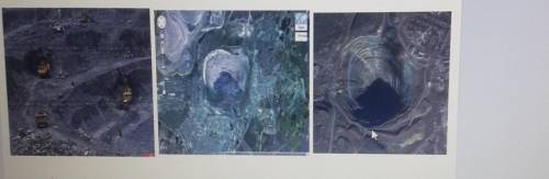 )На рисунке изображена спутниковая съемка карьера Кауэ (46 млн т.) (Бразилия). Бразилия обладает с