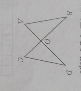 нужен ответДано:ВО=DO ,кут АВС=45°, кут АОС=95°, кут ВСD=50°. Знайти кут ОВС. Довести: трикутник АВС