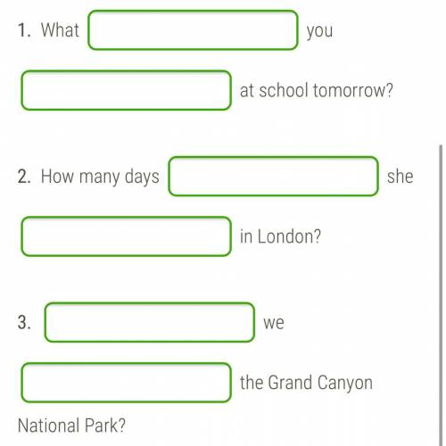 Use the given words to form questions in the future simple. to lend to come to move to do to like to