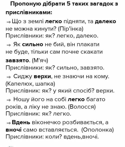 Написати твір-мініатюру на тему: “Мої улюблені місця відпочинку ”, використовуючи прислівники та інш