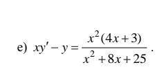 Розв'язати диференціальні рівняння першого порядку.