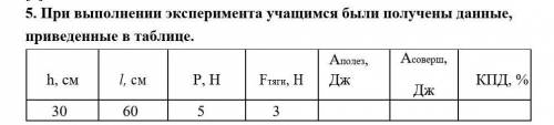 A)       Запишите формулу механической работы. [1]b)       Используя измерения, полученные в ходе эк