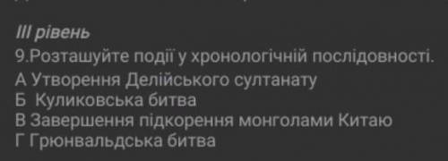 Розставити в хронологічній послідовності​