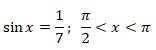 Найдите значение приведенных ниже выражений, если: а)cos⁡ x; б)ctg⁡ x; в)sin ⁡2x.