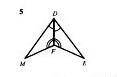 По какому признаку равны треугольники на рисунке? а) по двум сторонам и углу между ними.б) по сторон