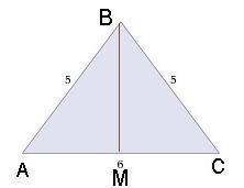 В треугольнике АВС медиана ВМ, равная 4 см, является высотой. биссектриса СN пересекает сторону ВМ в
