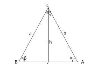 Дано довільний трикутник ABC, для якого визначений наступний набір параметрів: а, b, с - сторони три