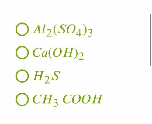 Какое из веществ, формулы которых приведены ниже, является основанием? 2(4)3 ()2 2 3